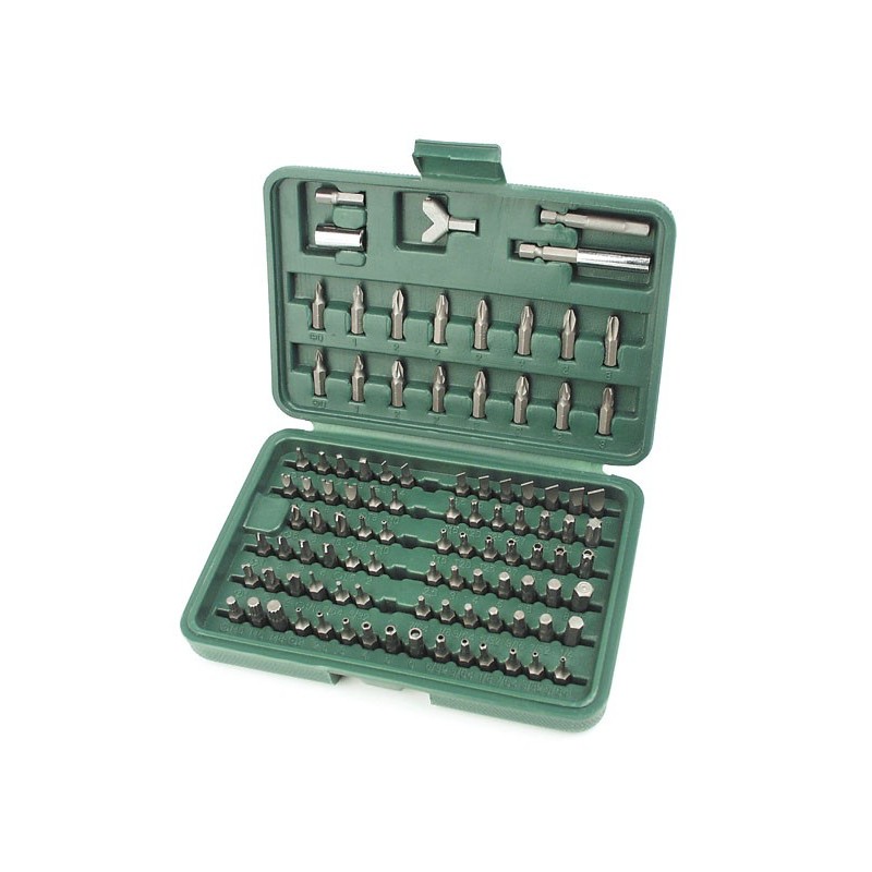Juego De Atornilladores Y Puntas, 100 Pzas. Juego De Atornilladores Y Puntas, 100 Pzas.