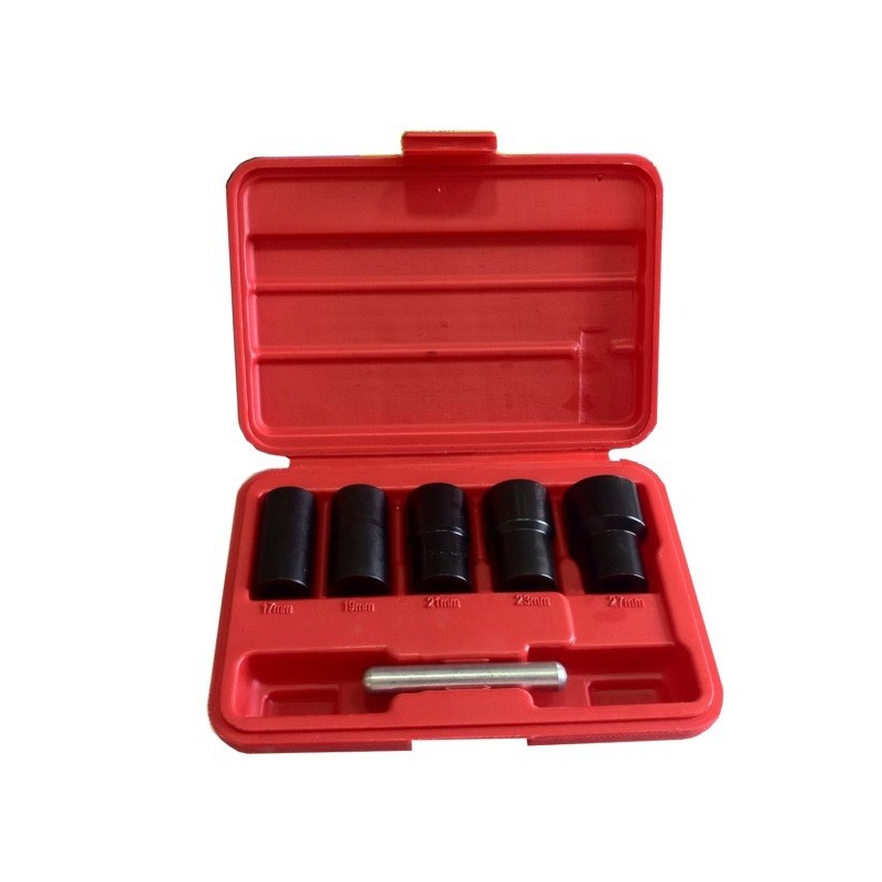 SET DE VASOS TWIST 1/2" PARA EXTRACCION DE TORNILLOS DE SEGURIDAD SET DE VASOS TWIST 1/2" PARA EXTRACCION DE TORNILLOS DE SEGURIDAD